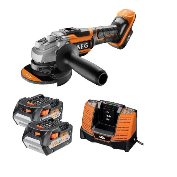 مینی فرز شارژی 18 ولت آاگ مدل BEWS18 125BLLI 402C