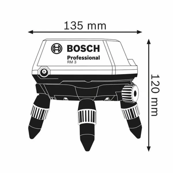 پایه چرخشی تراز لیزری بوش مدل RM3