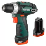 دریل شارژی10/8ولت لیتیوم دو دور متابومدلPowerMaxx BS