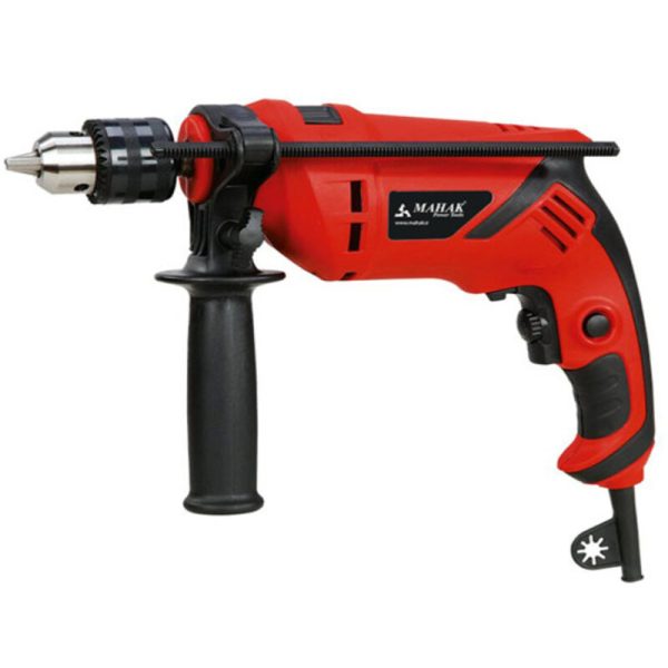 دریل دستی ۱۳ میلیمتر ۸۵۰ وات چکشی دور متغیر محک مدل DM-850/1
