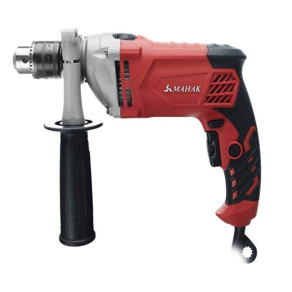 دریل چکشی ۱۳ میلیمتر ۸۵۰ وات نیم گیربکس محک مدل DM-13/850S