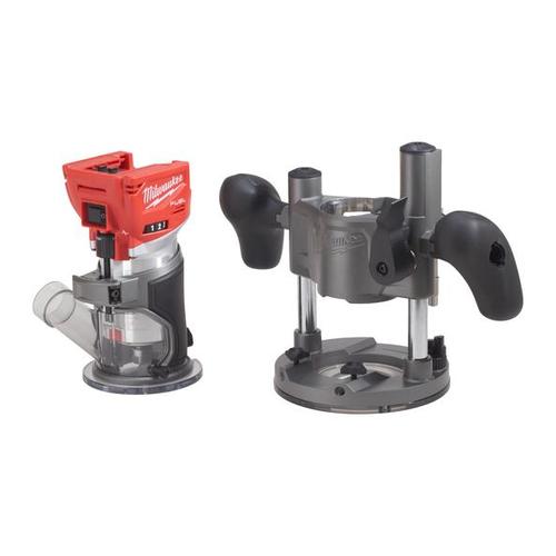 فرز نجاری شارژی میلواکی مدل M18FTR8-0X با موتور براشلس و طراحی ارگونومیک