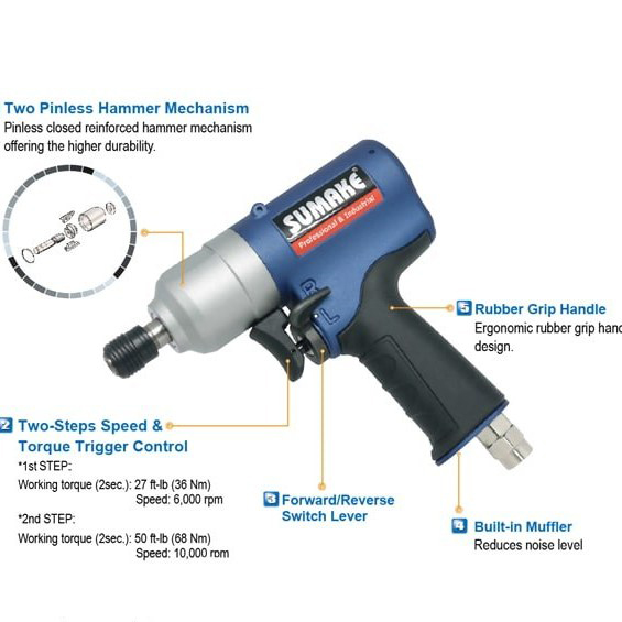 پیچ گوشتی بادی سوماک ST-SD400