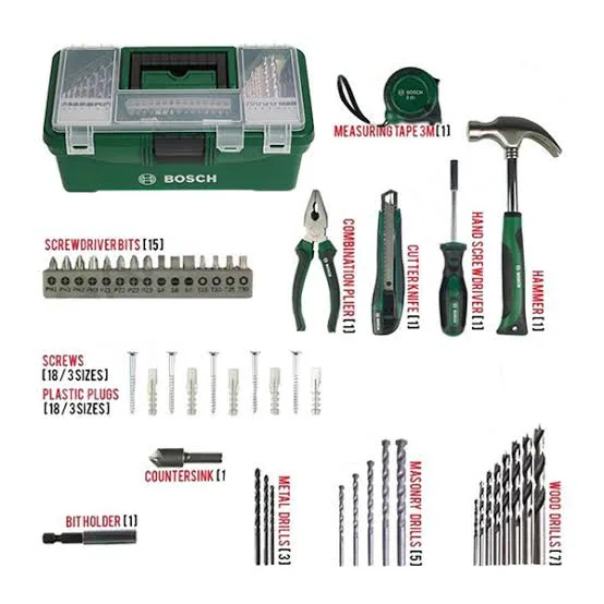 ست ابزار دستی بوش DIY Starter Box